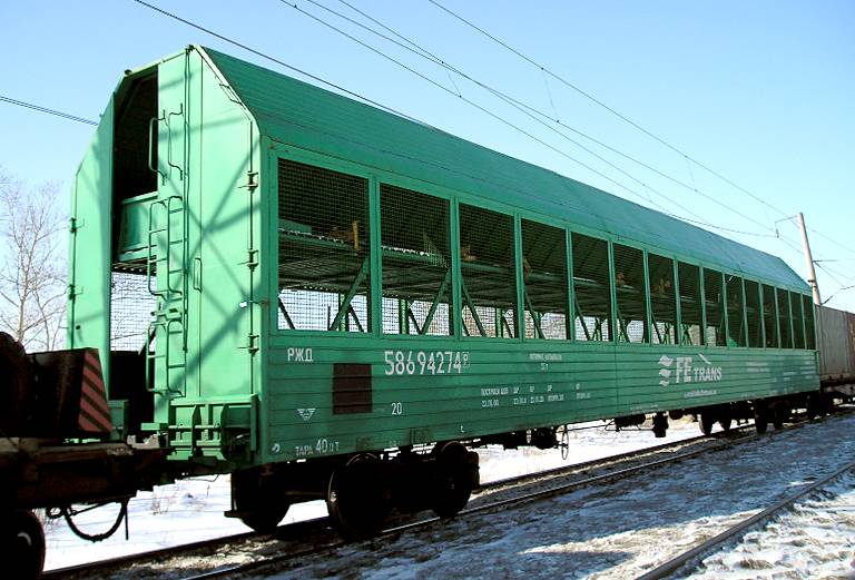 Железнодорожные перевозки легковой машины  из Якутска в Черкесска