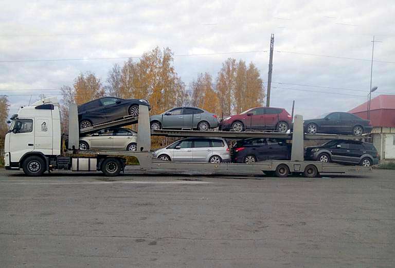 Перевозка автомобиля из Омска в Бийск